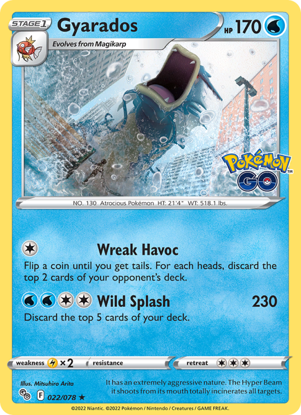 Gyarados · Pokémon GO 022/78