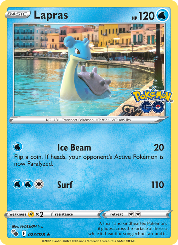 Lapras · Pokémon GO 023/78