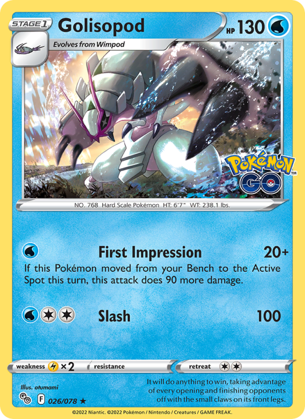 Golisopod · Pokémon GO 026/78