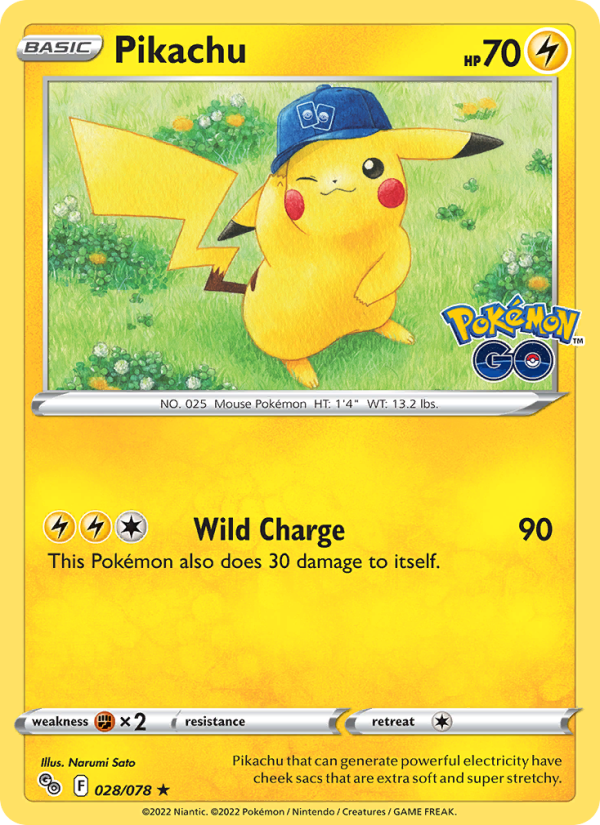 Pikachu · Pokémon GO 028/78