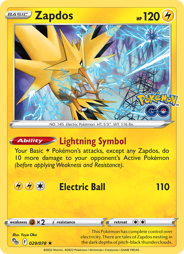 Zapdos · Pokémon GO 029/78