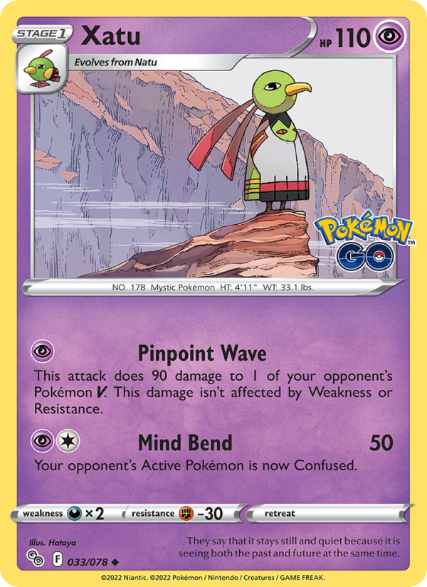 Xatu · Pokémon GO 033/78