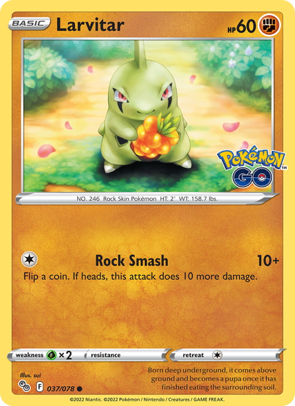 Larvitar · Pokémon GO 037/78