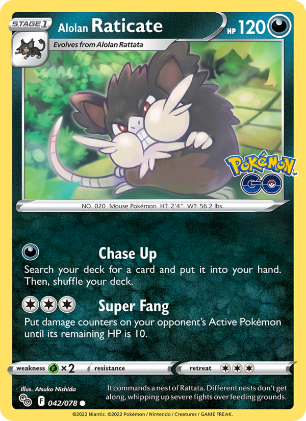 Alolan Raticate · Pokémon GO 042/78