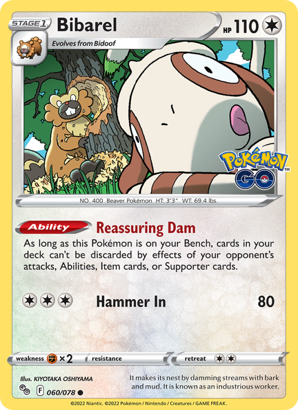 Bibarel · Pokémon GO 060/78