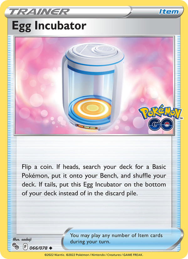 Egg Incubator · Pokémon GO 066/78