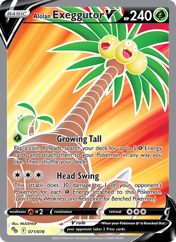 Alolan Exeggutor V · Pokémon GO 071/78