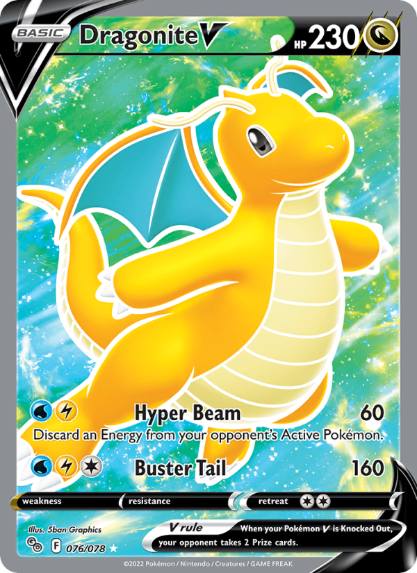 Dragonite V · Pokémon GO 076/78