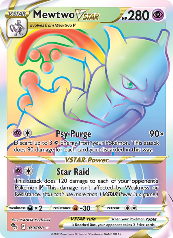 Mewtwo VSTAR · Pokémon GO 079/78