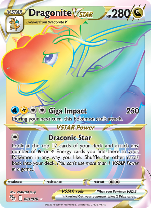 Dragonite VSTAR · Pokémon GO 081/78