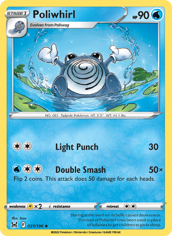 Poliwhirl · Lost Origin 031/196