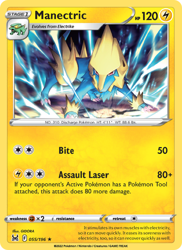 Manectric · Lost Origin 055/196