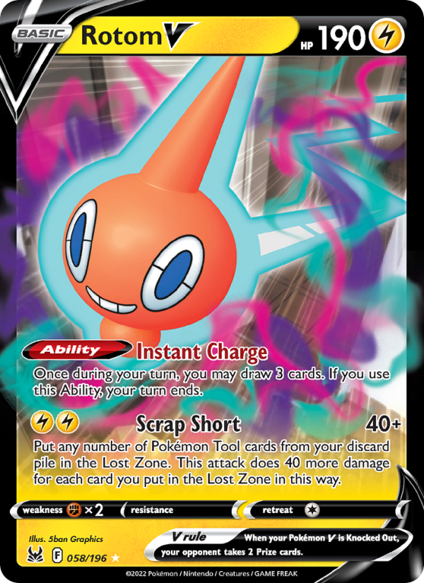 Rotom V · Lost Origin 058/196