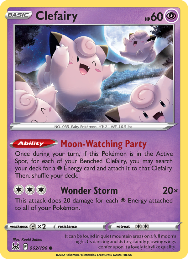 Clefairy · Lost Origin 062/196