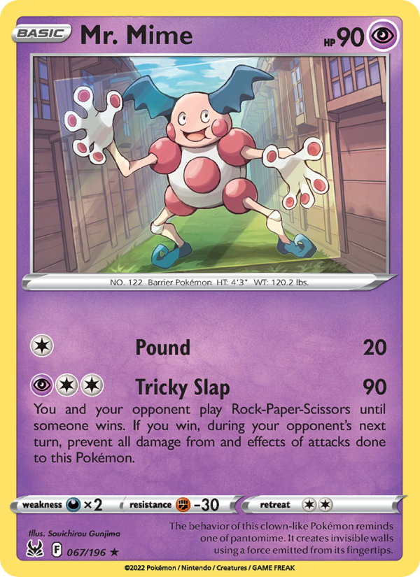 Mr. Mime · Lost Origin 067/196