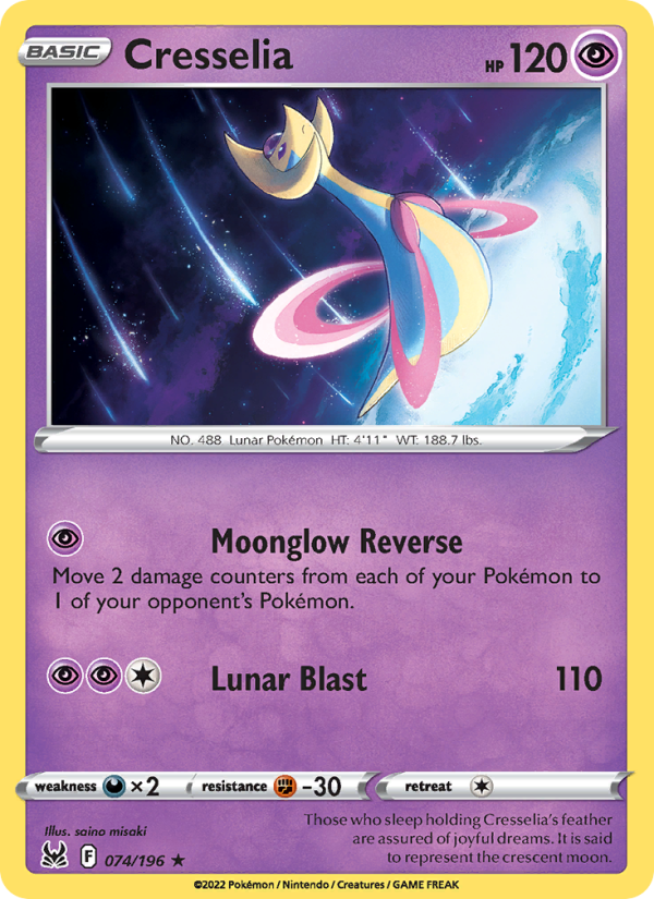 Cresselia · Lost Origin 074/196