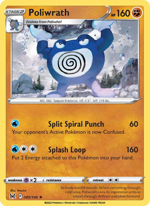 Poliwrath · Lost Origin 085/196