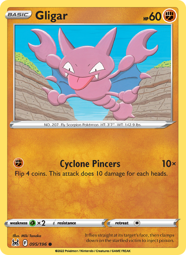 Gligar · Lost Origin 095/196