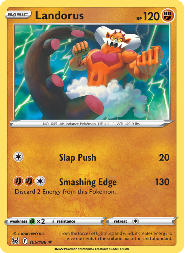 Landorus · Lost Origin 105/196