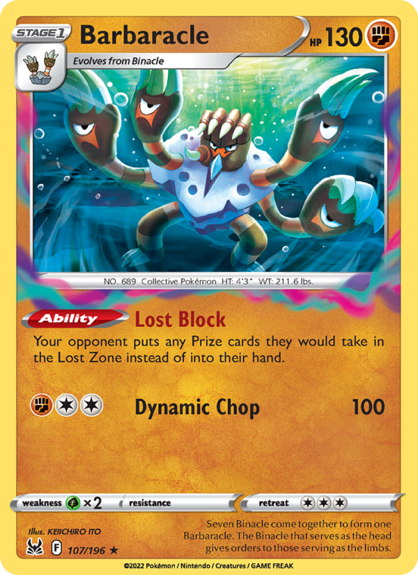 Barbaracle · Lost Origin 107/196
