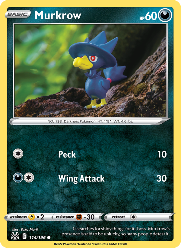 Murkrow · Lost Origin 114/196