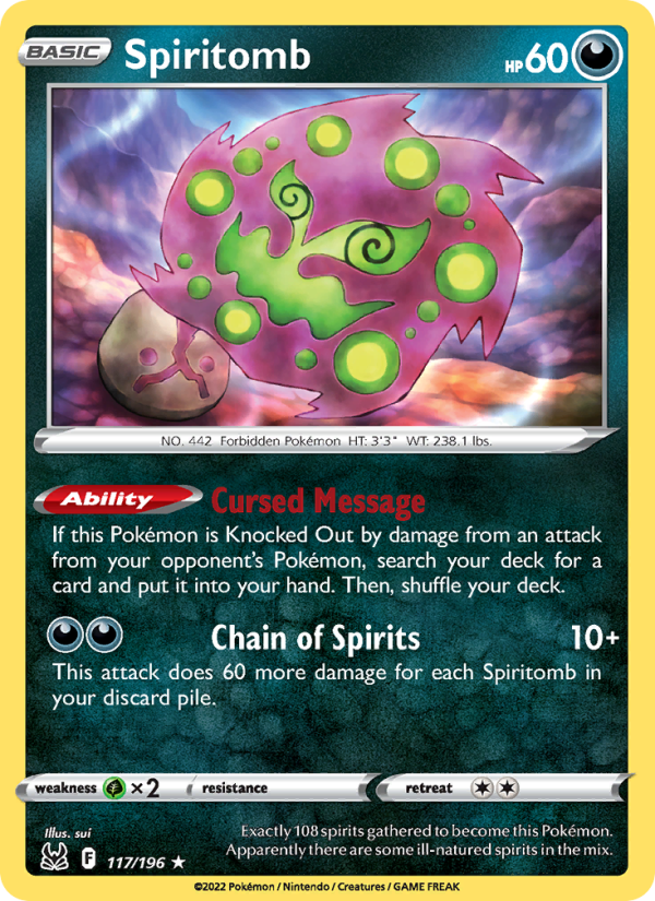 Spiritomb · Lost Origin 117/196