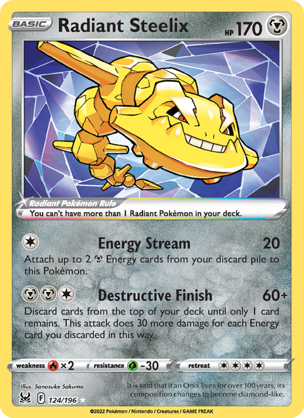 Radiant Steelix · Lost Origin 124/196