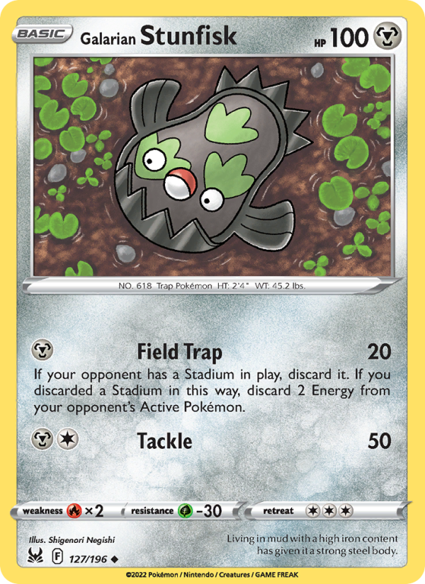 Galarian Stunfisk · Lost Origin 127/196