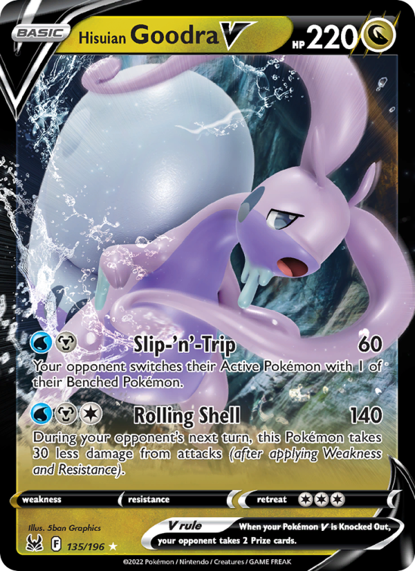 Hisuian Goodra V · Lost Origin 135/196