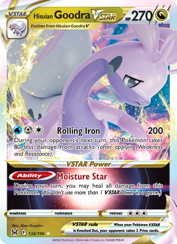 Hisuian Goodra VSTAR · Lost Origin 136/196