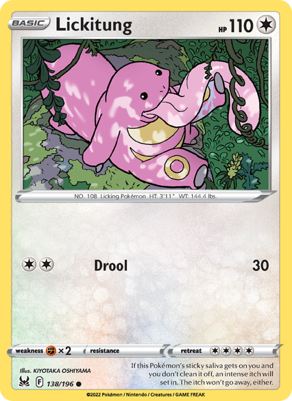 Lickitung · Lost Origin 138/196
