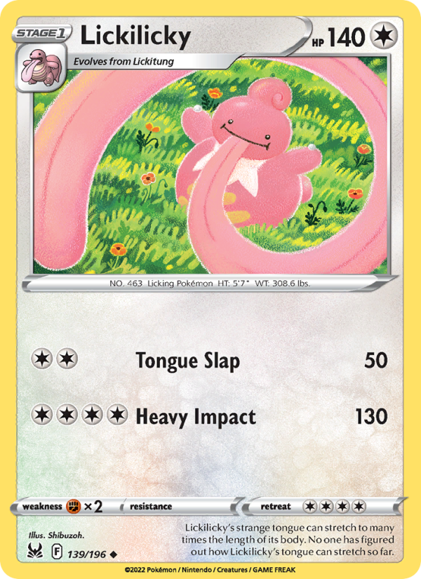 Lickilicky · Lost Origin 139/196
