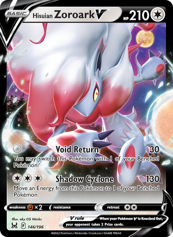 Hisuian Zoroark V · Lost Origin 146/196