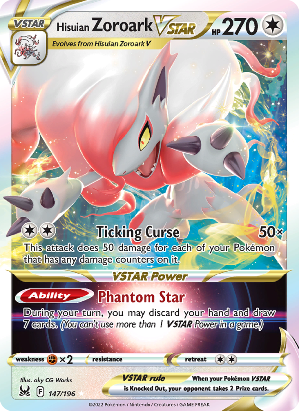 Hisuian Zoroark VSTAR · Lost Origin 147/196