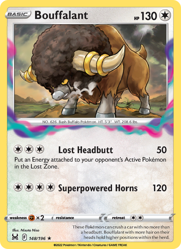 Bouffalant · Lost Origin 148/196