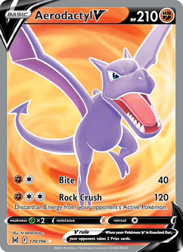 Aerodactyl V · Lost Origin 179/196