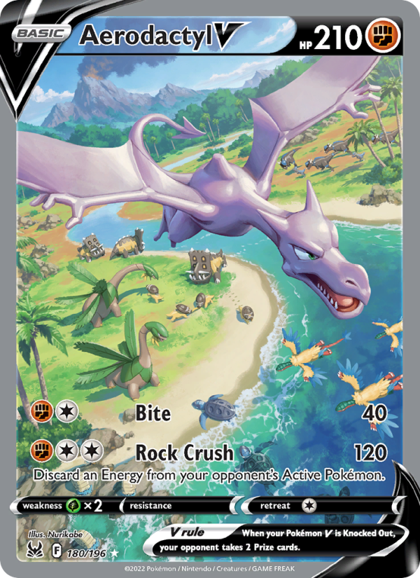 Aerodactyl V · Lost Origin 180/196