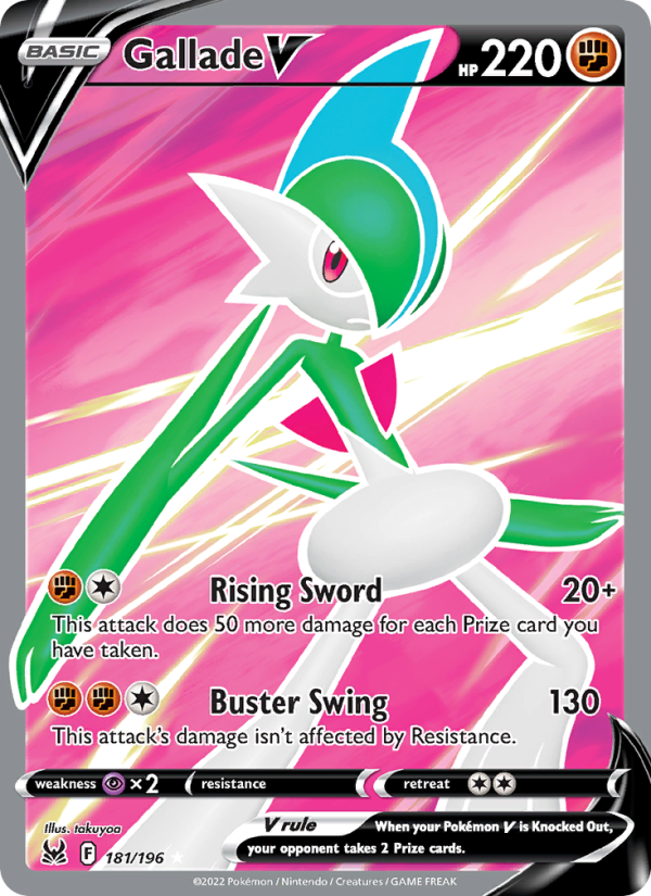 Gallade V · Lost Origin 181/196