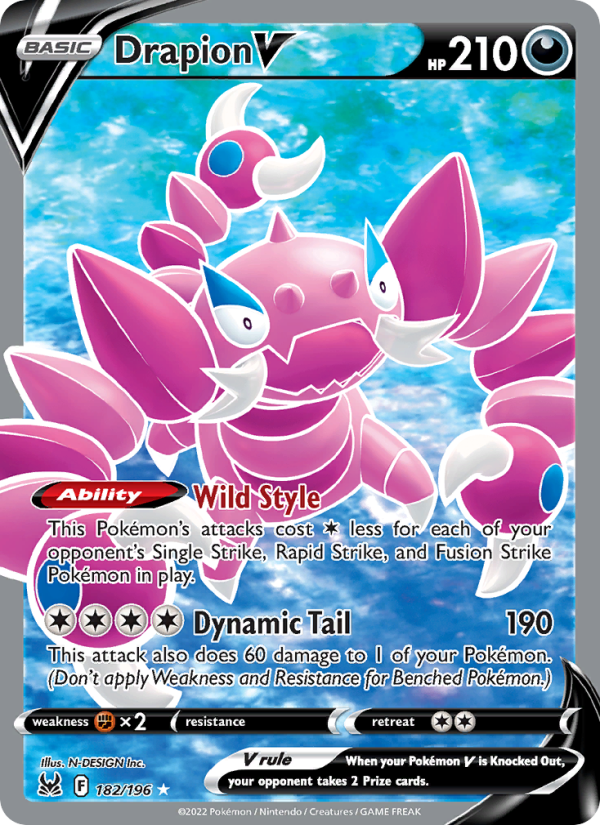Drapion V · Lost Origin 182/196
