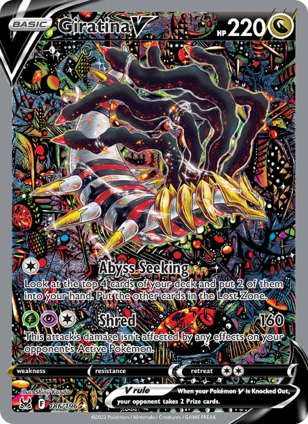 Giratina V · Lost Origin 186/196