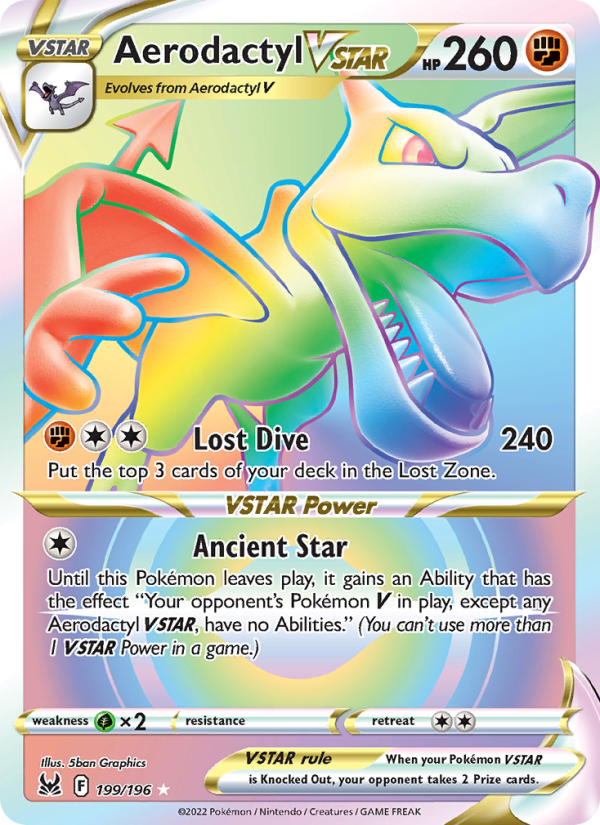 Aerodactyl VSTAR · Lost Origin 199/196