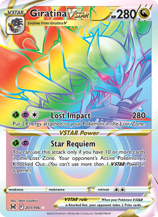 Giratina VSTAR · Lost Origin 201/196