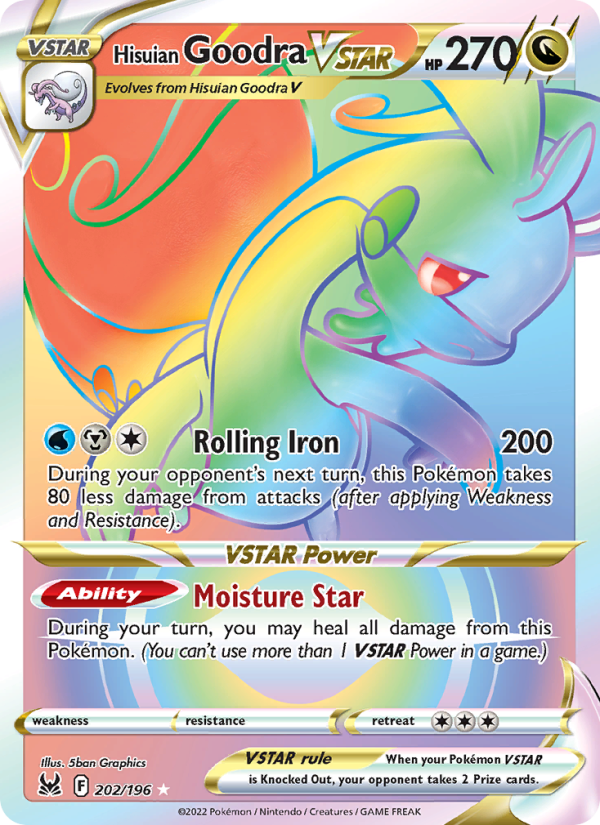Hisuian Goodra VSTAR · Lost Origin 202/196
