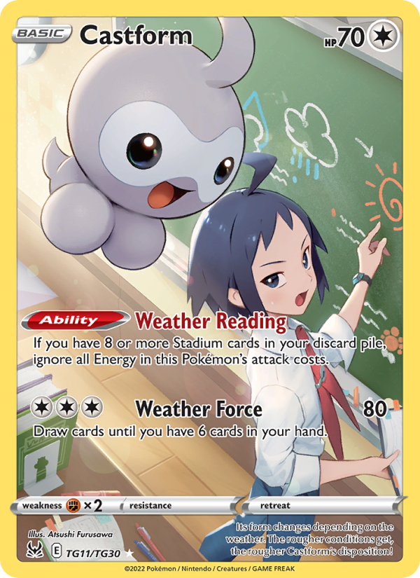 Castform · Lost Origin TG11/196