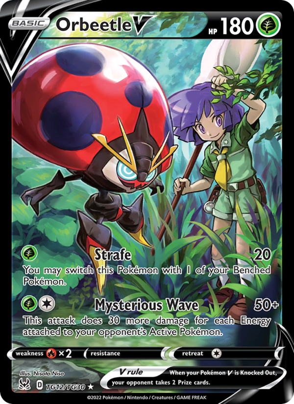 Orbeetle V · Lost Origin TG12/196