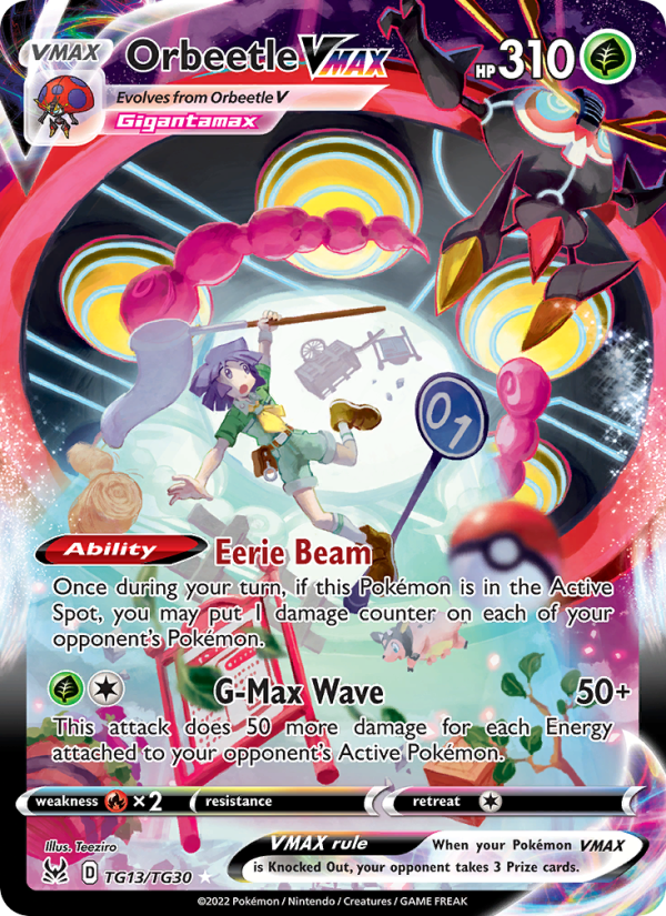 Orbeetle VMAX · Lost Origin TG13/196