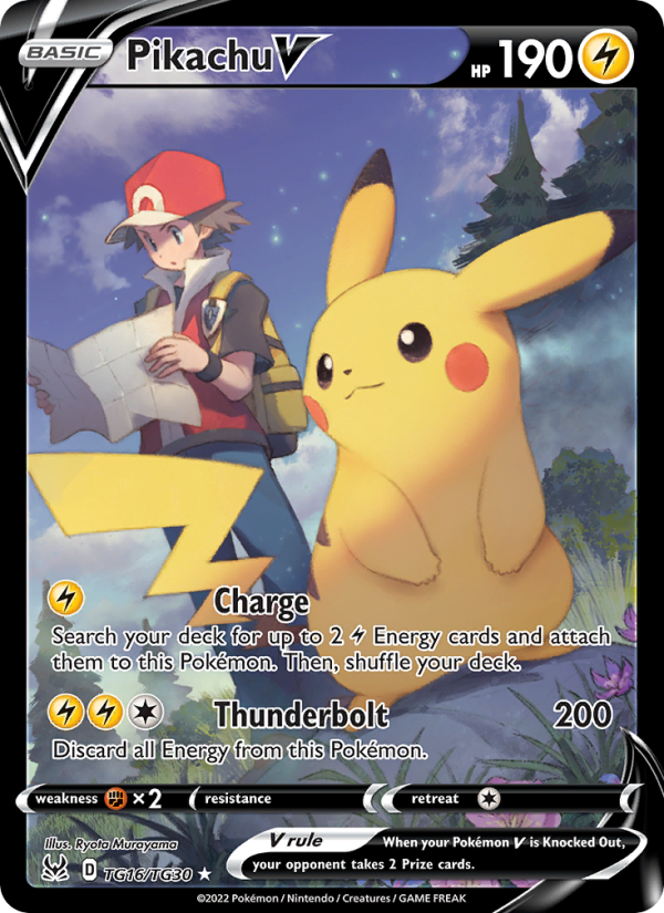Pikachu V · Lost Origin TG16/196