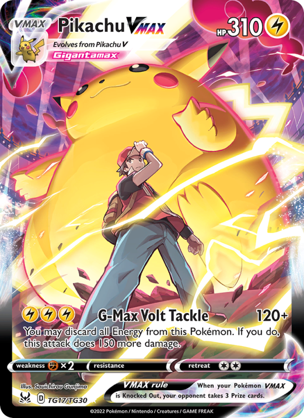 Pikachu VMAX · Lost Origin TG17/196