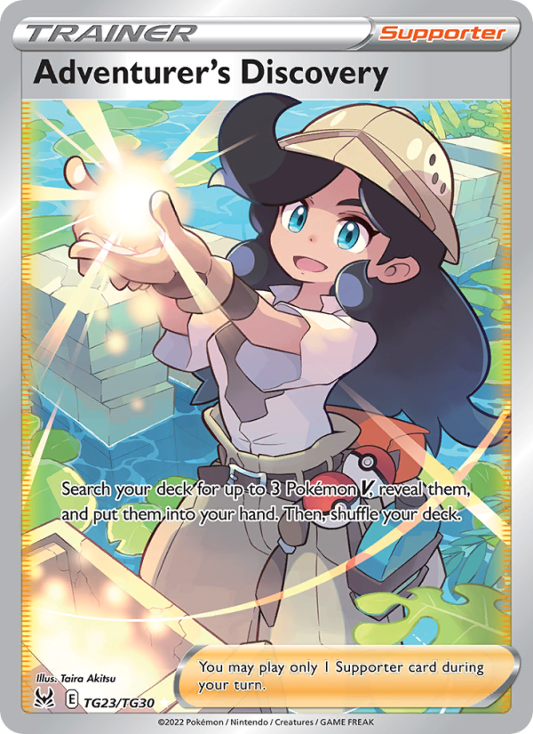 Adventurer's Discovery · Lost Origin TG23/196