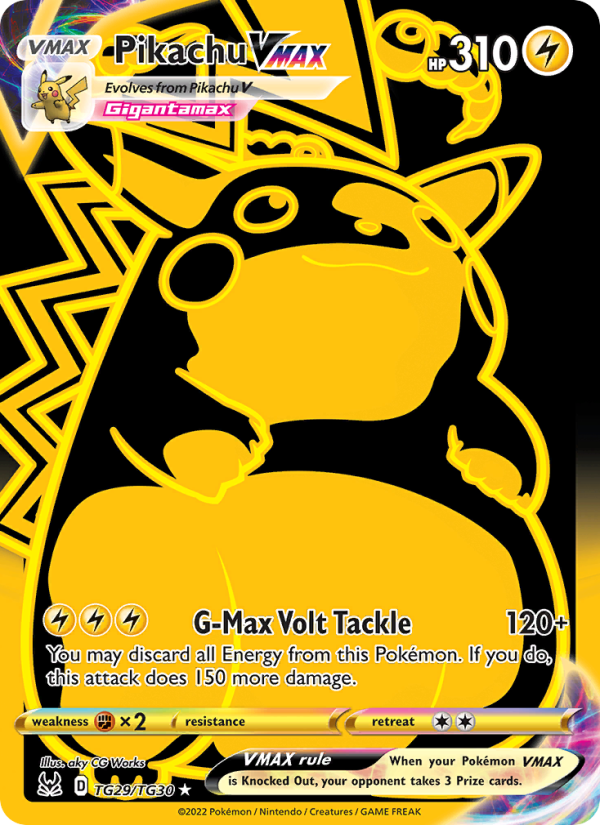 Pikachu VMAX · Lost Origin TG29/196